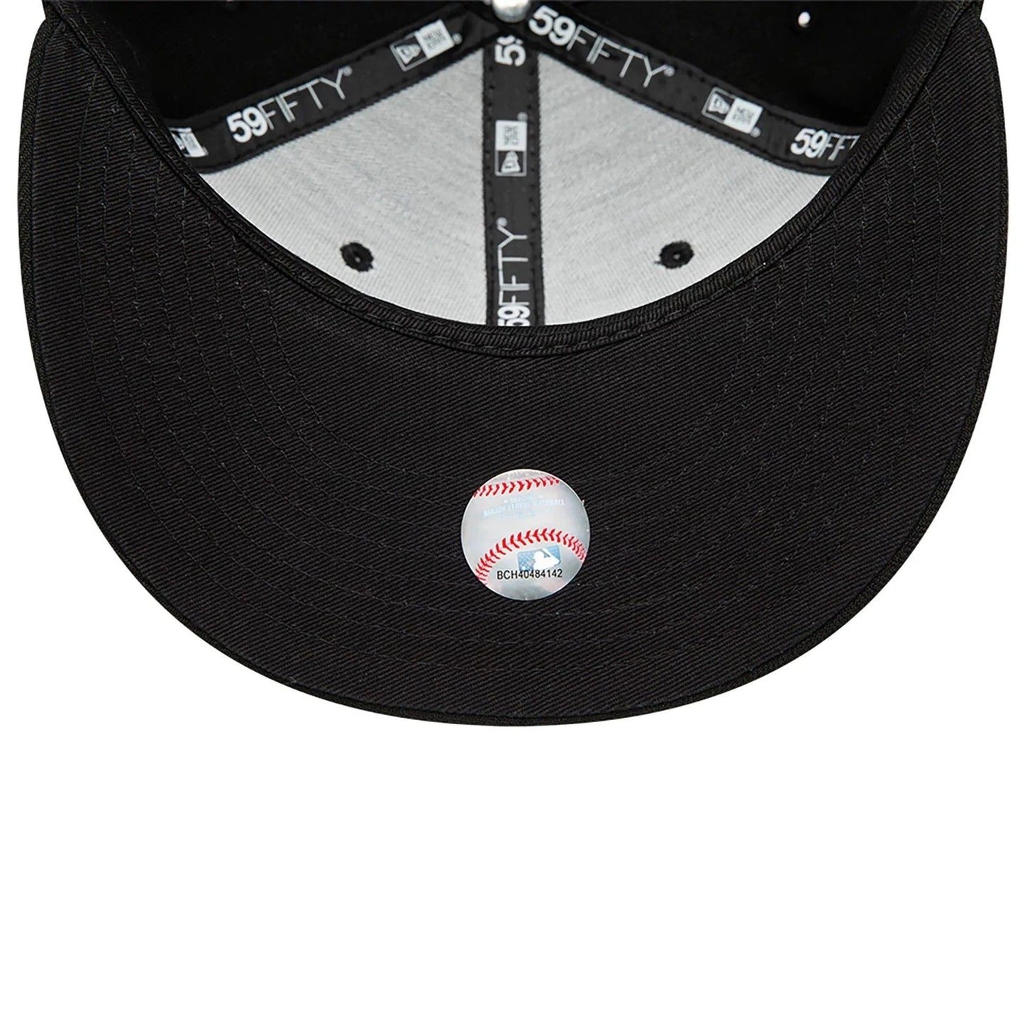 Atlanta Braves MLB League Essential 59FIFTY Fitted New Era Black/Black Official Team Hat Sports Fan Cap Official NFL Team Hat Football Fan Cap