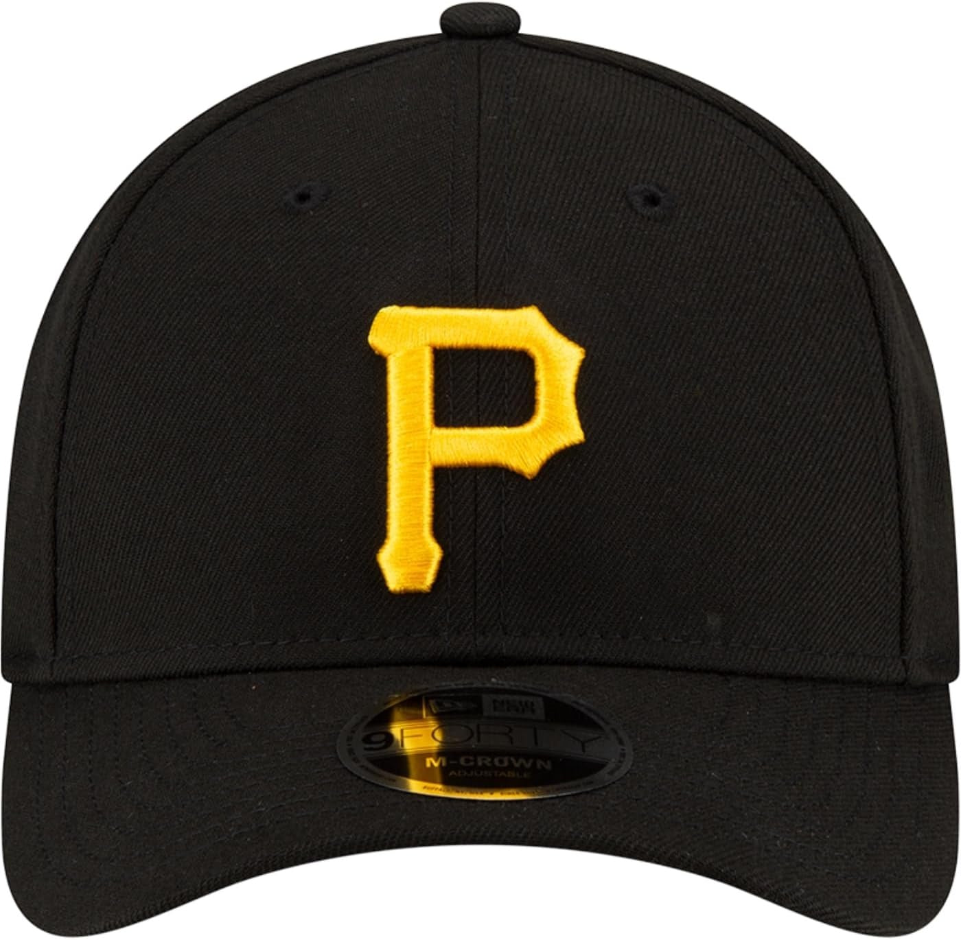 Pittsburgh Pirates MLB 9FORTY M Crown Snapback New Era Black/Yellow Official Team Hat Sports Fan Cap Official NFL Team Hat Football Fan Cap