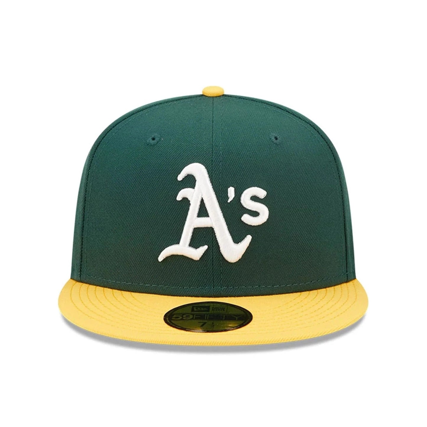 Oakland Athletics MLB AC Perf 59FIFTY Fitted New Era Green/Yellow Official Team Hat Sports Fan Cap Official NFL Team Hat Football Fan Cap