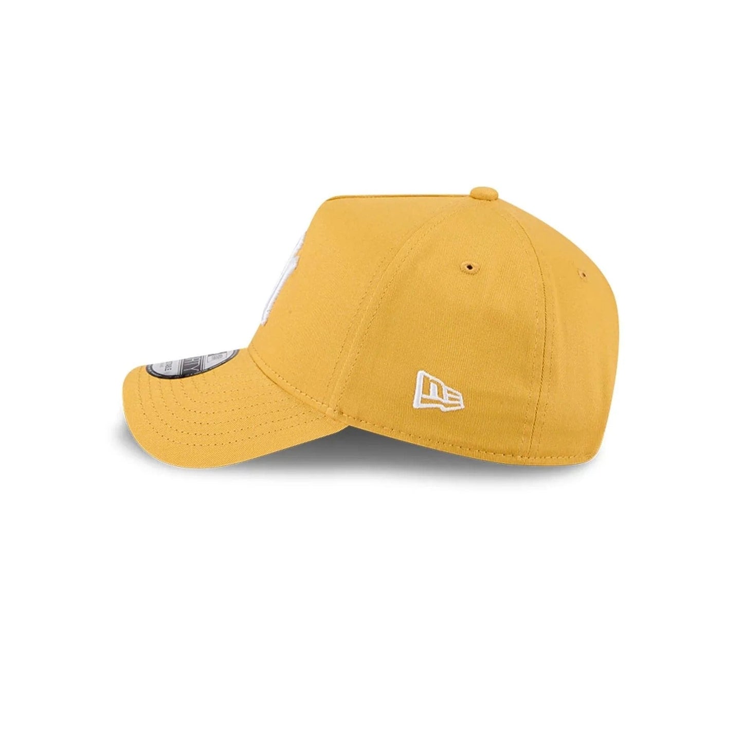 New York Yankees MLB Script A-Frame Snapback New Era Yellow Official Sports Fan Gear Official NFL Fan Gear