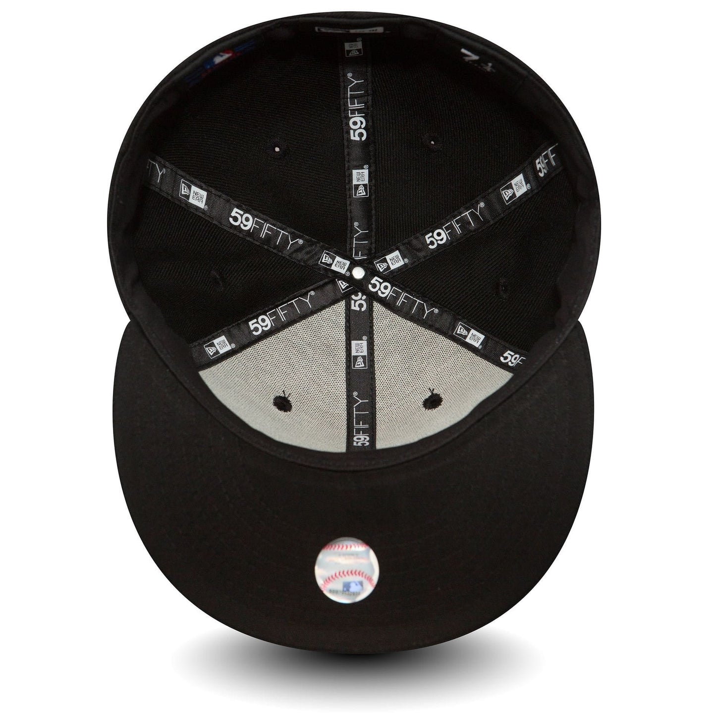 Atlanta Braves MLB League Essential 59FIFTY Fitted New Era Black/White Official Team Hat Sports Fan Cap Official NFL Team Hat Football Fan Cap