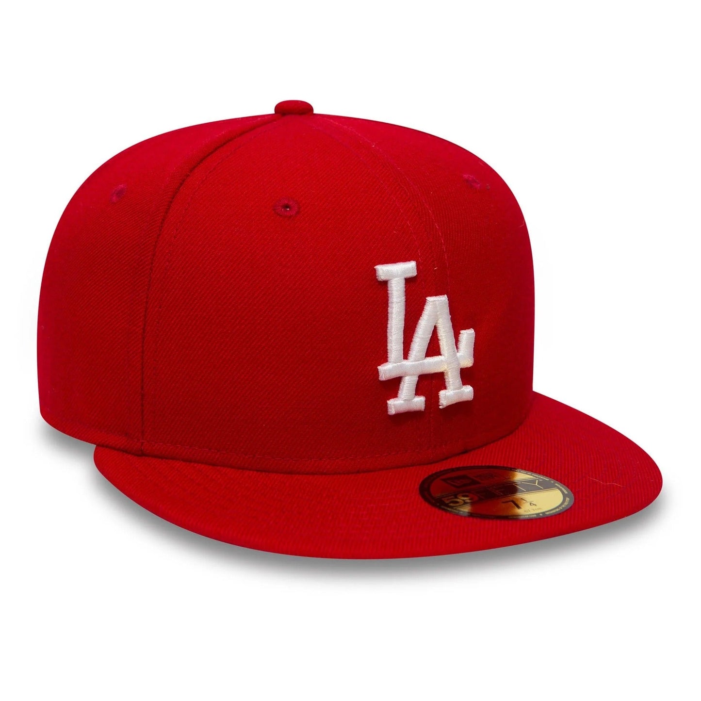 Los Angeles Dodgers MLB League Essential 59FIFTY Fitted New Era Red/White Official Team Hat Sports Fan Cap Official NFL Team Hat Football Fan Cap