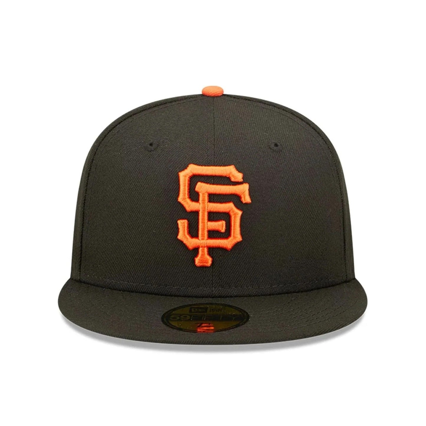 San Francisco Giants MLB AC Perf 59FIFTY Fitted New Era Black/Orange Official Team Hat Sports Fan Cap Official NFL Team Hat Football Fan Cap