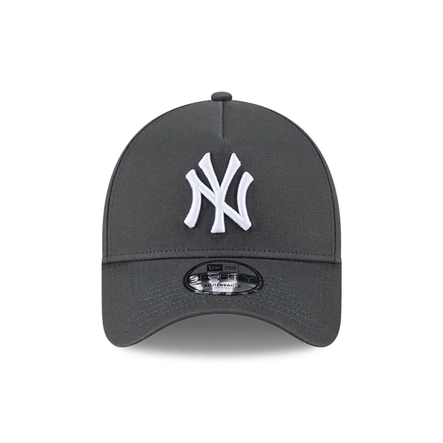 New York Yankees MLB Script A-Frame Snapback New Era Grey Official Sports Fan Gear Official NFL Fan Gear