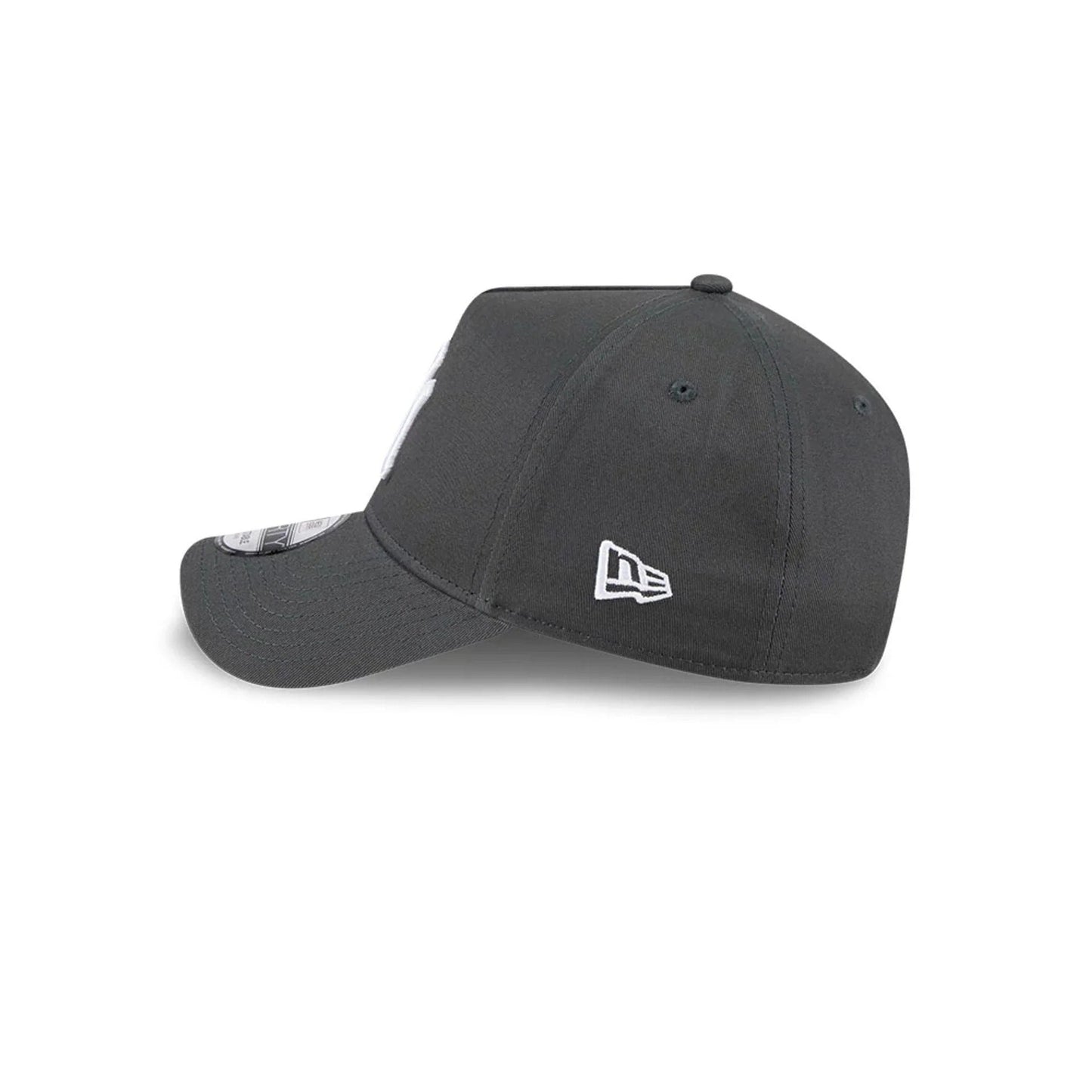 New York Yankees MLB Script A-Frame Snapback New Era Grey Official Sports Fan Gear Official NFL Fan Gear