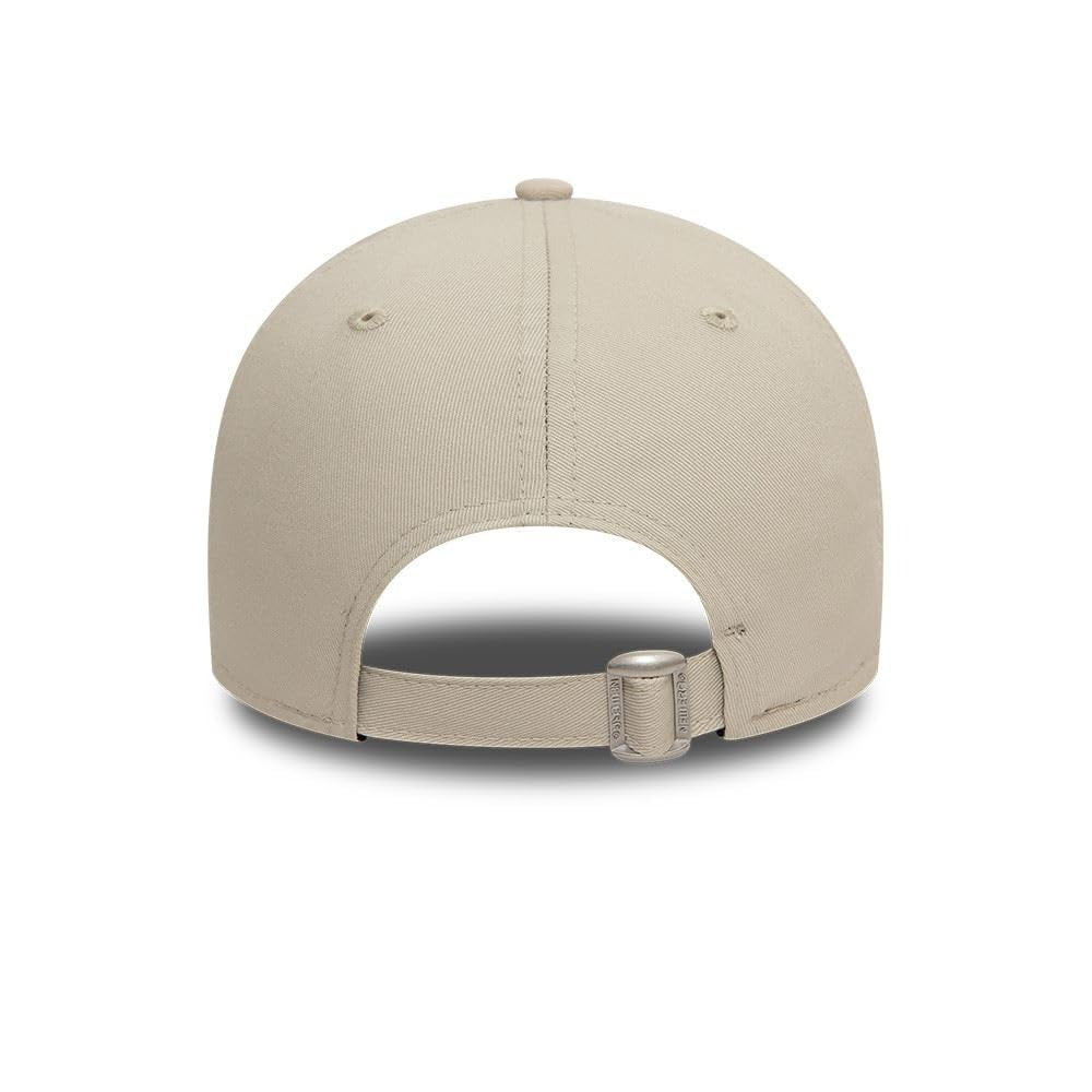 New York Yankees MLB League Essential 9FORTY Strapback New Era Stone/White Official Team Hat Sports Fan Cap Official NFL Team Hat Football Fan Cap