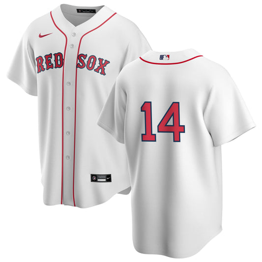 Men's Nike Boston Red Sox Jim Rice #14 Home Official Replica Player Jersey Official Team Jersey Sports Fan Apparel Official NFL Team Jersey Football Fan Apparel