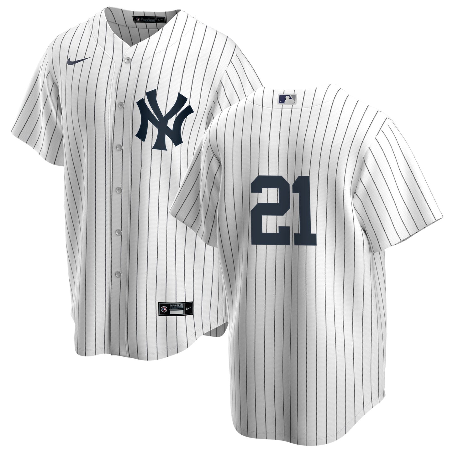 Men's Nike Paul O'Neill #21 White New York Yankees Home Official Replica Player Jersey Official Team Jersey Sports Fan Apparel Official NFL Team Jersey Football Fan Apparel