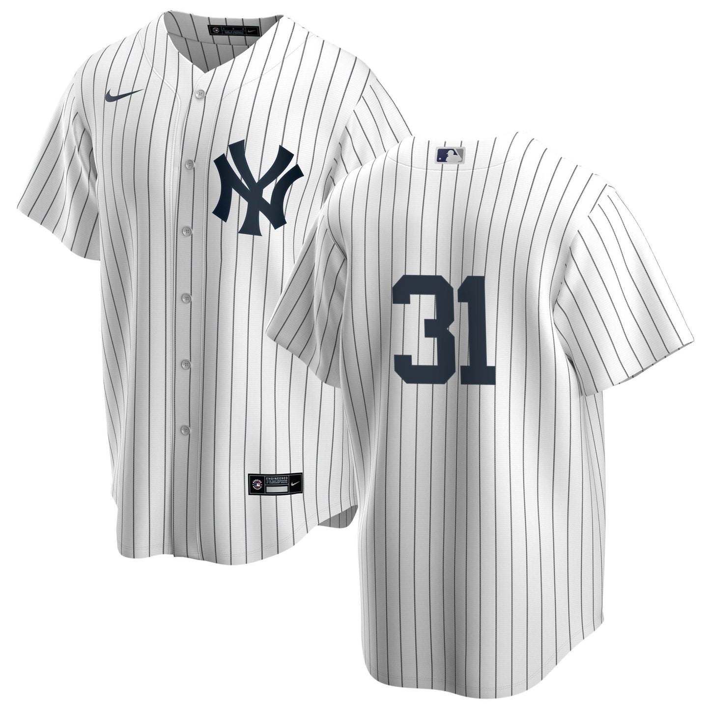 Men's Nike Dave Winfield #31 White New York Yankees Home Official Replica Player Jersey Official Team Jersey Sports Fan Apparel Official NFL Team Jersey Football Fan Apparel