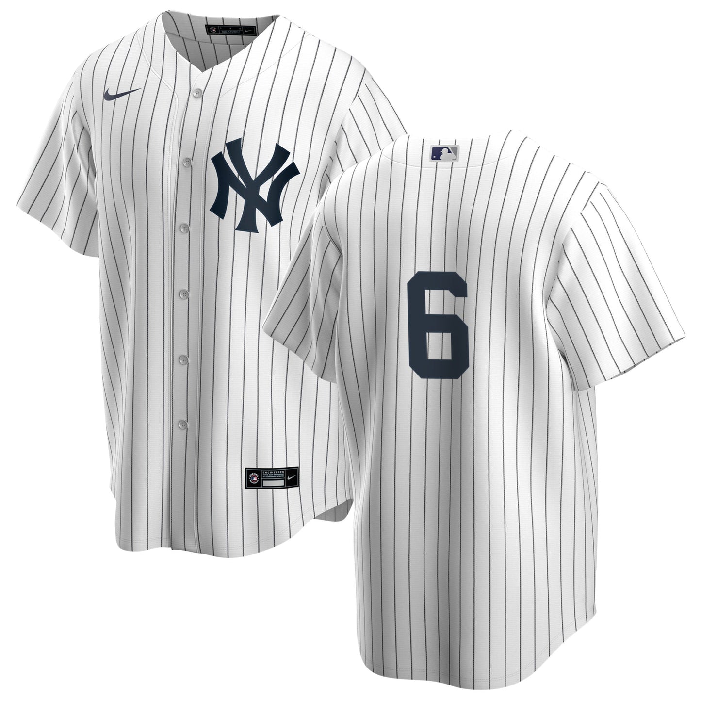 Men's Nike Roy White #6 White New York Yankees Home Official Replica Player Jersey Official Team Jersey Sports Fan Apparel Official NFL Team Jersey Football Fan Apparel