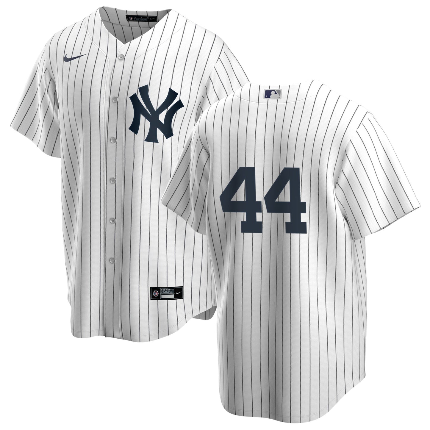 Men's Nike Reggie Jackson #44 White New York Yankees Home Official Replica Player Jersey Official Team Jersey Sports Fan Apparel Official NFL Team Jersey Football Fan Apparel