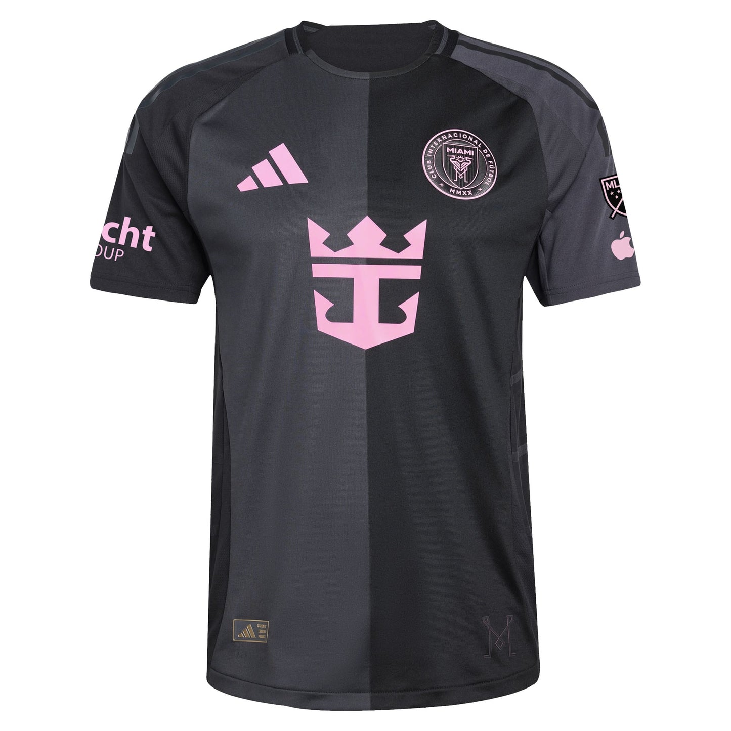 Lionel Messi Inter Miami CF adidas 2025 The Fortitude Kit Player Jersey - Black Official Team Jersey Sports Fan Apparel