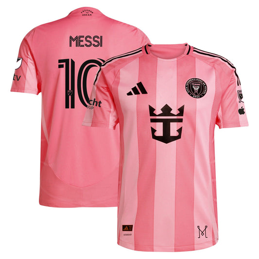 Lionel Messi Inter Miami CF adidas 2025 Euforia Authentic Player Jersey - Light Pink Official Team Jersey Sports Fan Apparel