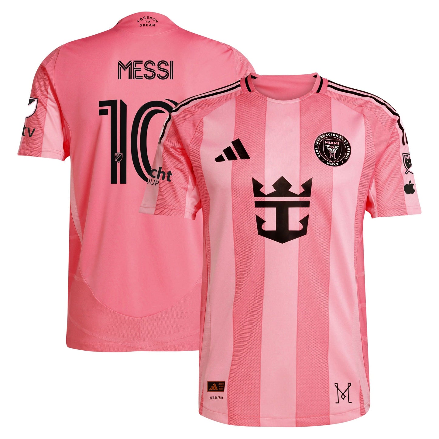 Lionel Messi Inter Miami CF 2025 26 Eufori Jersey - Pink Official Team Jersey Sports Fan Apparel