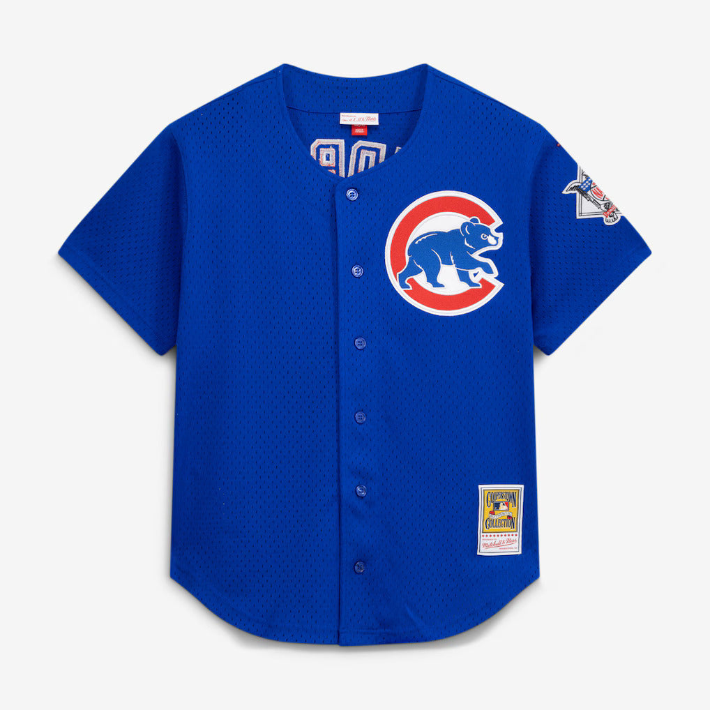 Mitchell & Ness Ryne Sandberg Chicago Cubs 1997 Authentic BP Button Down Jersey Official Team Jersey Sports Fan Apparel Official NFL Team Jersey Football Fan Apparel