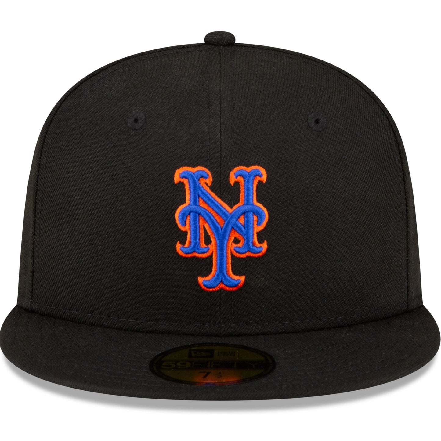Men's New York Mets New Era Black Alternate Authentic Collection On Field 59FIFTY Fitted Hat Official Team Hat Sports Fan Cap Official NFL Team Hat Football Fan Cap
