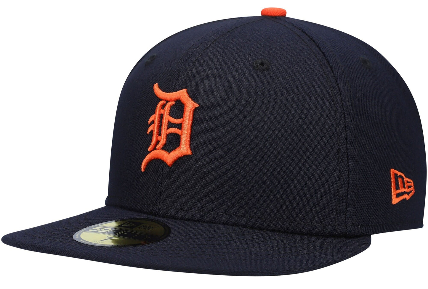 Men's Detroit Tigers New Era Navy Road Authentic Collection On-Field Logo 59FIFTY Fitted Hat Official Team Hat Sports Fan Cap Official NFL Team Hat Football Fan Cap