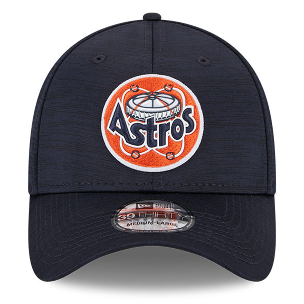 Men's Houston Astros New Era Navy 2023 Clubhouse 39THIRTY Flex Hat Official Team Hat Sports Fan Cap Official NFL Team Hat Football Fan Cap