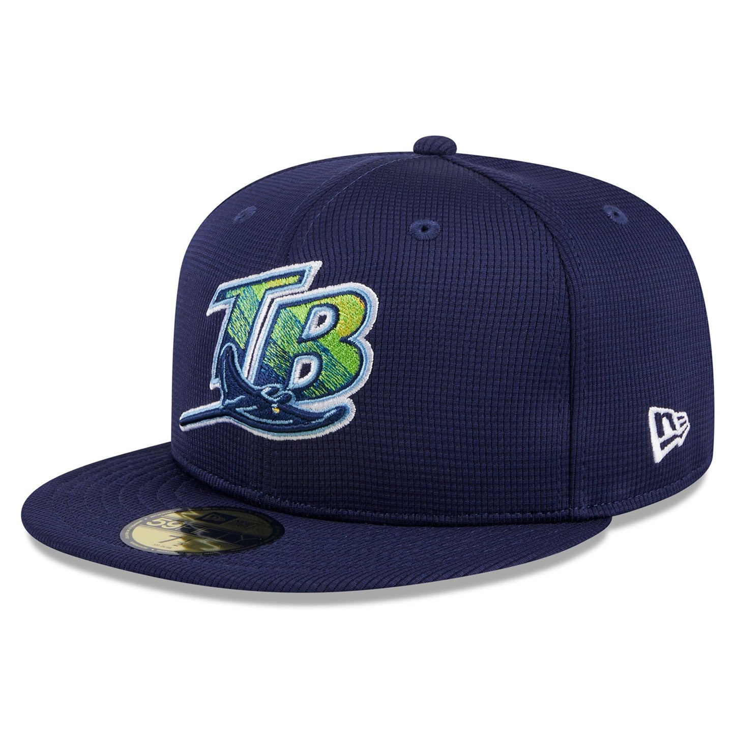 Men's Tampa Bay Rays Navy 2024 Batting Practice 59FIFTY Fitted Hat Official Team Hat Sports Fan Cap Official NFL Team Hat Football Fan Cap