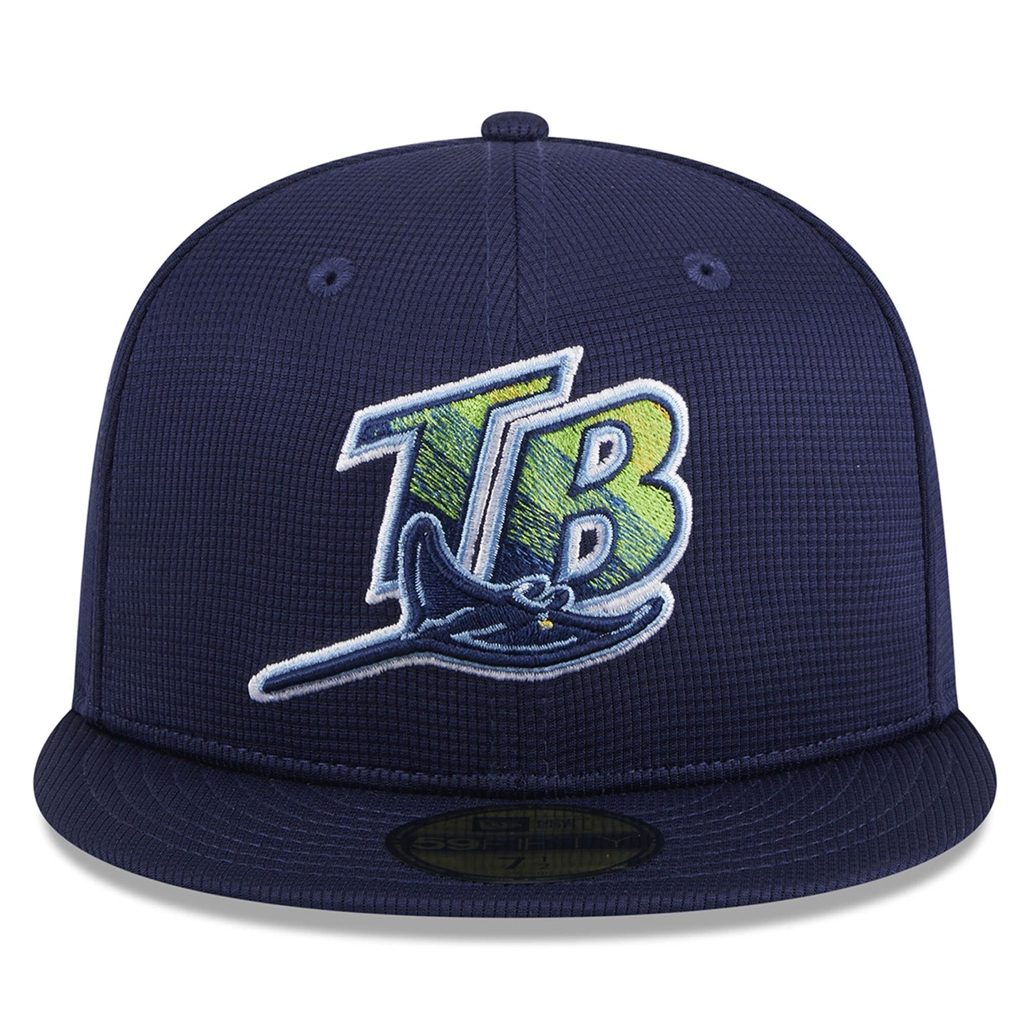 Men's Tampa Bay Rays Navy 2024 Batting Practice 59FIFTY Fitted Hat Official Team Hat Sports Fan Cap Official NFL Team Hat Football Fan Cap