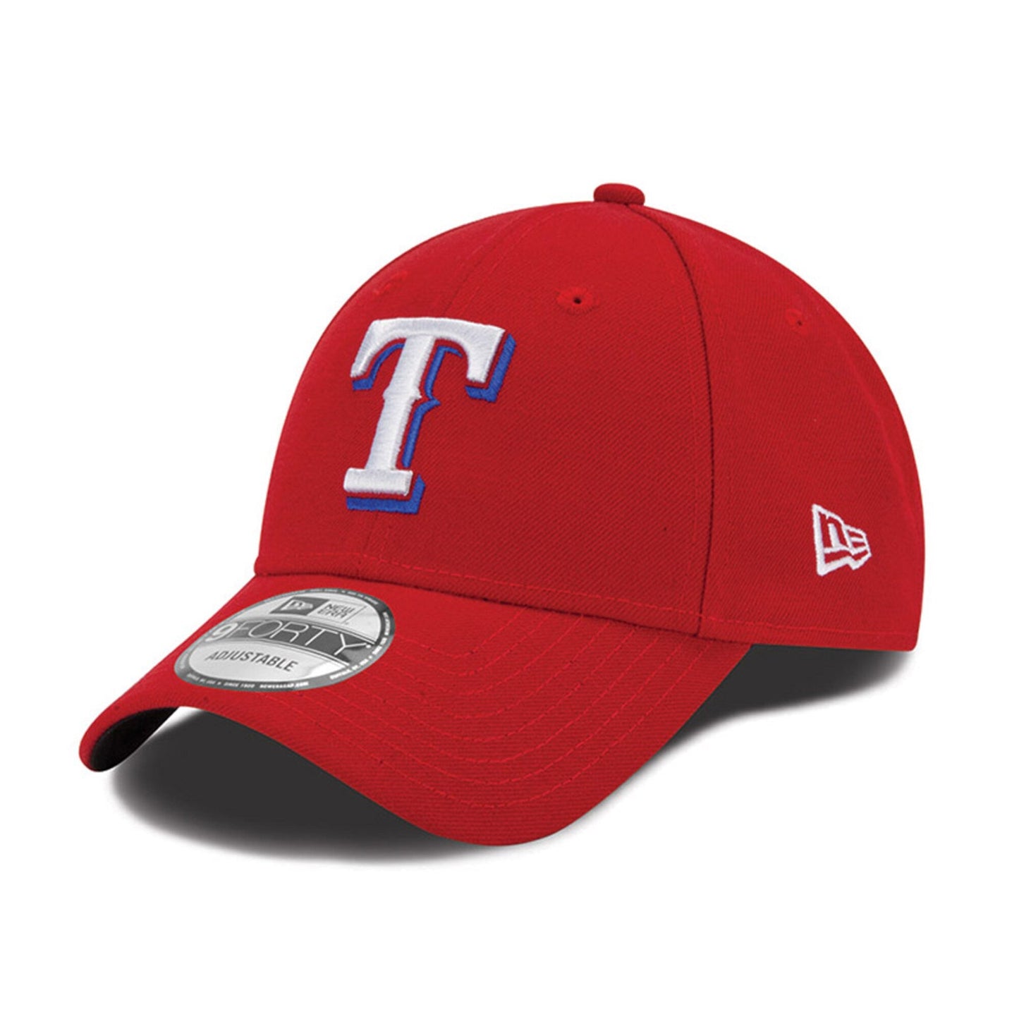 Men's Texas Rangers New Era Red League 9FORTY Adjustable Hat Official Team Hat Sports Fan Cap Official NFL Team Hat Football Fan Cap