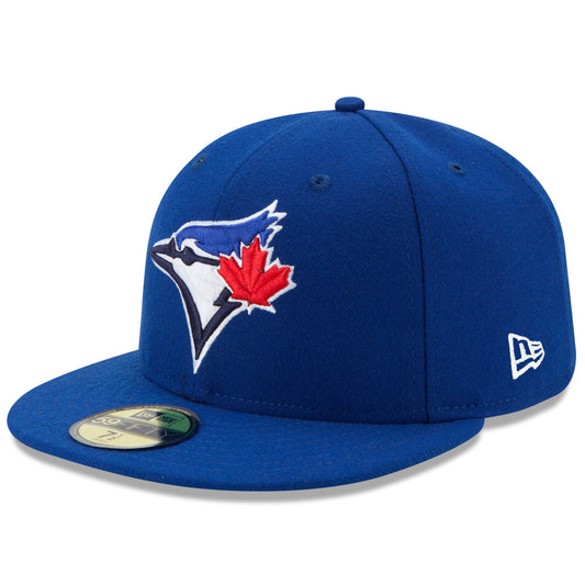 Men's Toronto Blue Jays New Era Royal Authentic Collection On Field 59FIFTY Fitted Hat Official Team Hat Sports Fan Cap Official NFL Team Hat Football Fan Cap