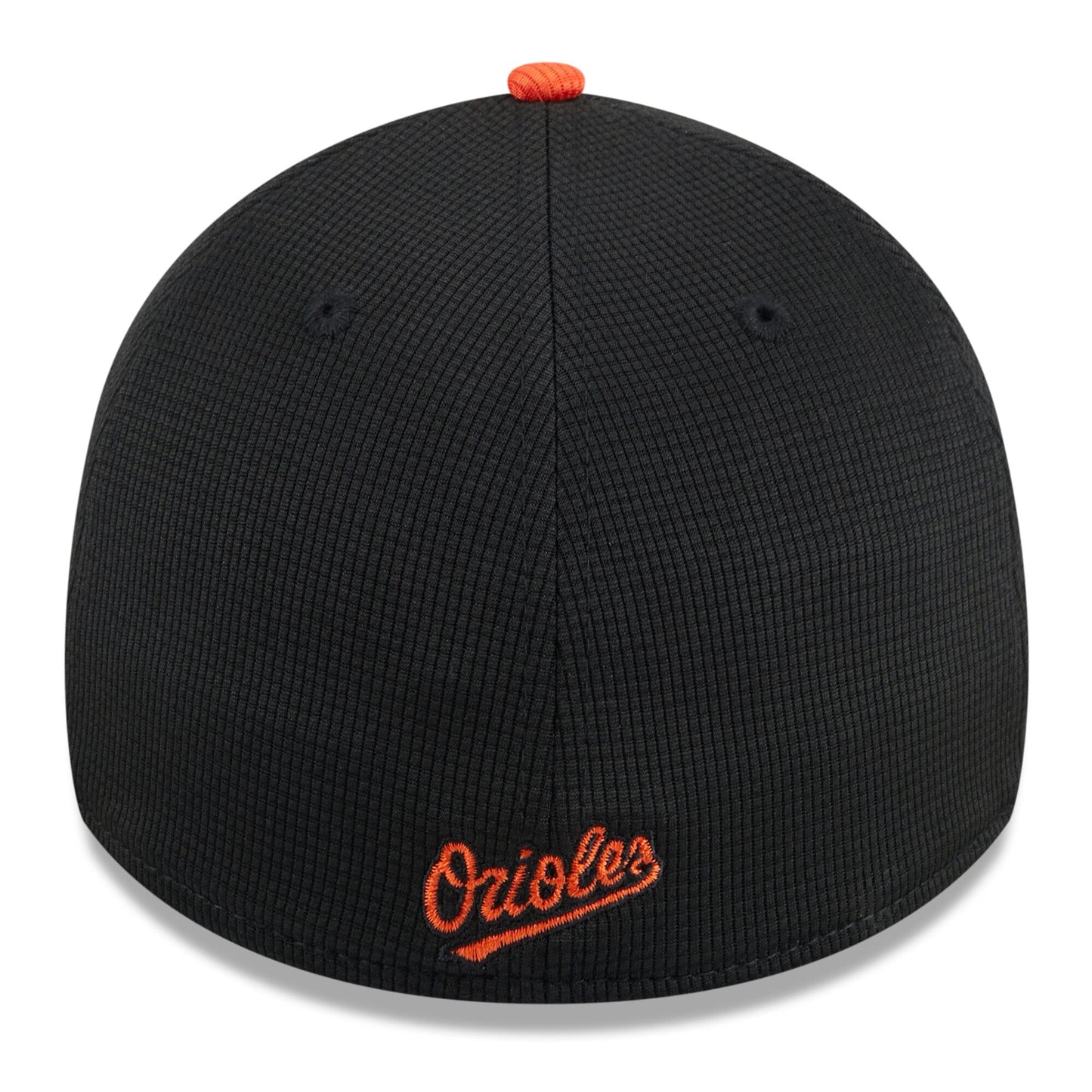 Men's Baltimore Orioles New Era White 2025 Batting Practice 39THIRTY Flex Hat Official Team Hat Sports Fan Cap Official NFL Team Hat Football Fan Cap