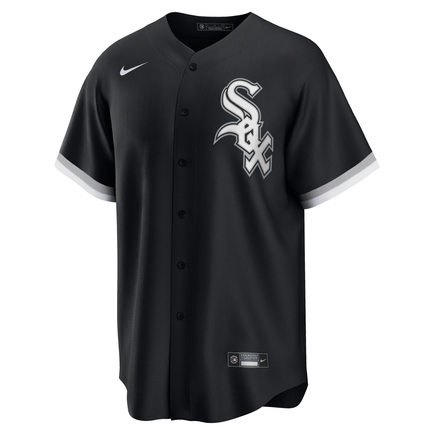 Men's Chicago White Sox Nike Black Alternate Replica Team Jersey Official Team Jersey Sports Fan Apparel Official NFL Team Jersey Football Fan Apparel