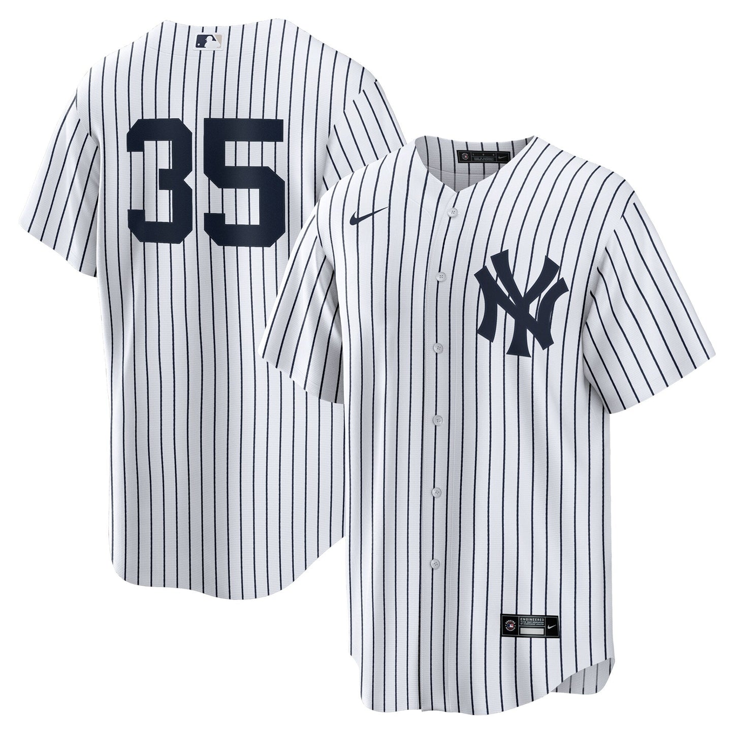 Men's Nike Cody Bellinger #35 White New York Yankees Home Official Replica Player Jersey Official Team Jersey Sports Fan Apparel Official NFL Team Jersey Football Fan Apparel