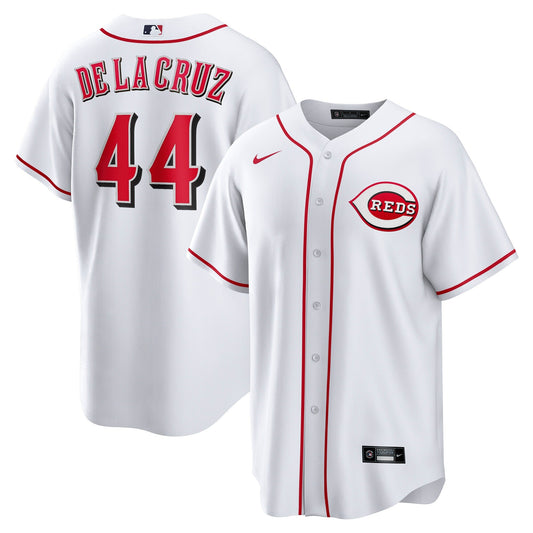 Men's Cincinnati Reds Elly De La Cruz Nike White Home Replica Jersey Official Team Jersey Sports Fan Apparel Official NFL Team Jersey Football Fan Apparel