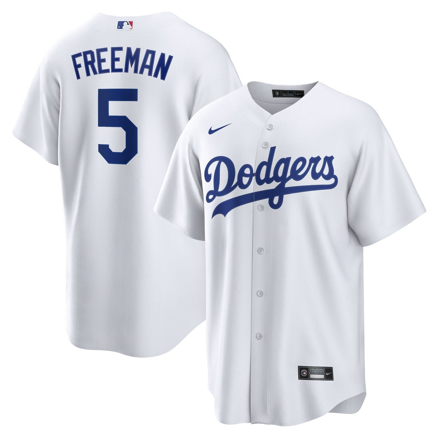 Men's Los Angeles Dodgers Freddie Freeman Nike White Replica Player Jersey Official Team Jersey Sports Fan Apparel Official NFL Team Jersey Football Fan Apparel