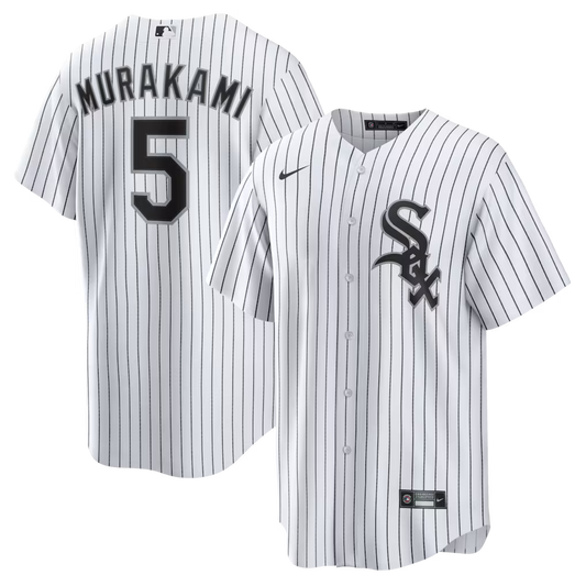 Men's Chicago White Sox Munetaka Murakami Nike White Home Replica Jersey Official Team Jersey Sports Fan Apparel Official NFL Team Jersey Football Fan Apparel