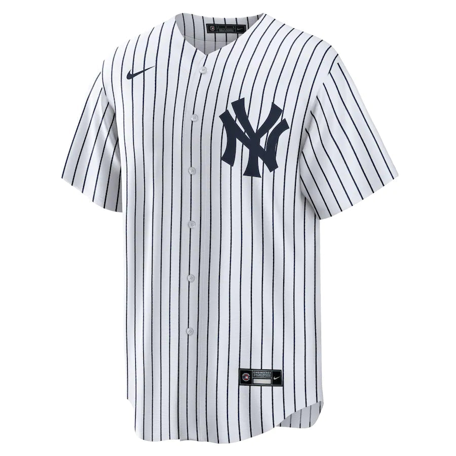 Men's Nike Ben Rice #22 White New York Yankees Home Official Replica Player Jersey Official Team Jersey Sports Fan Apparel Official NFL Team Jersey Football Fan Apparel