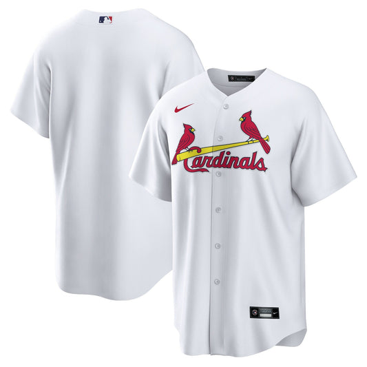 Men's St. Louis Cardinals Nike White Home Blank Replica Jersey Official Team Jersey Sports Fan Apparel Official NFL Team Jersey Football Fan Apparel