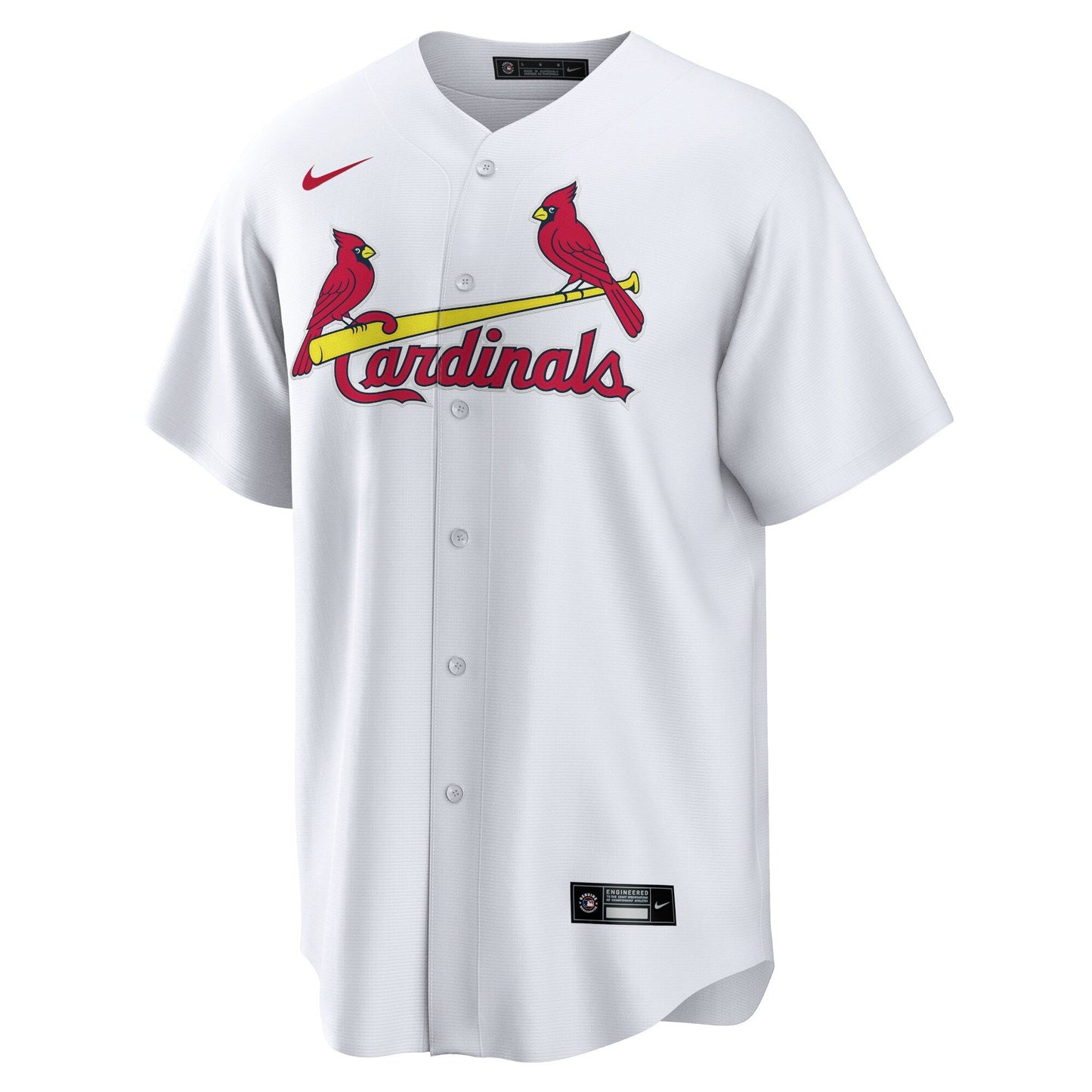 Men's St. Louis Cardinals Nike White Home Blank Replica Jersey Official Team Jersey Sports Fan Apparel Official NFL Team Jersey Football Fan Apparel
