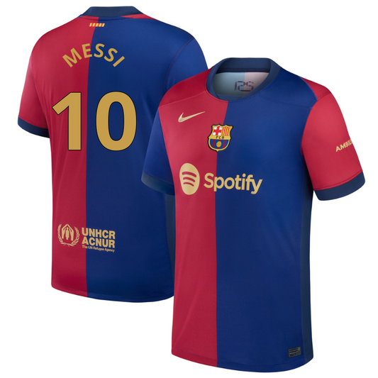 Messi 10 Barcelona Nike 2025 Home Jersey - Royal Official Team Jersey Sports Fan Apparel
