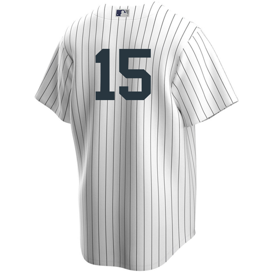 Men's Nike Thurman Munson #15 White New York Yankees Home Official Replica Player Jersey Official Team Jersey Sports Fan Apparel Official NFL Team Jersey Football Fan Apparel