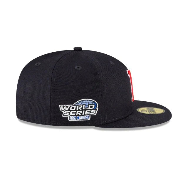 Boston Red Sox Navy Classic 2004 World Series New Era 59Fifty Fitted Hat Official Team Hat Sports Fan Cap Official NFL Team Hat Football Fan Cap