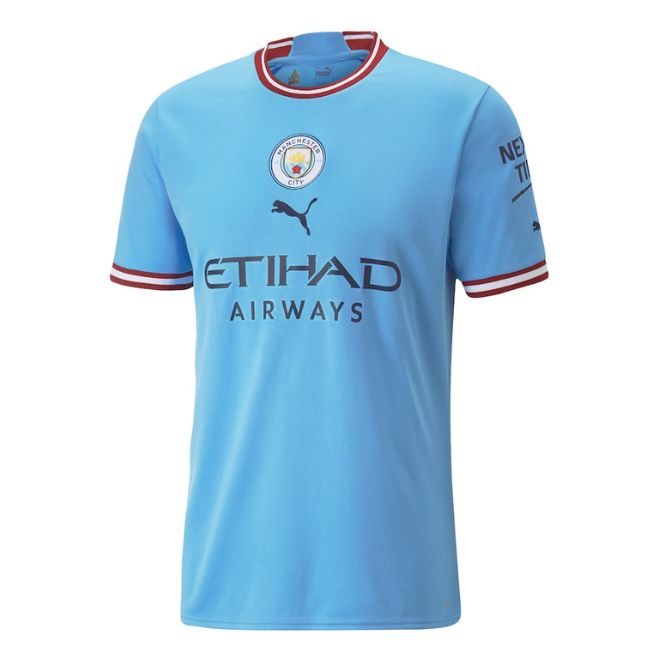 Erling Haaland Manchester City Puma Jersey - Blue Official Team Jersey Sports Fan Apparel