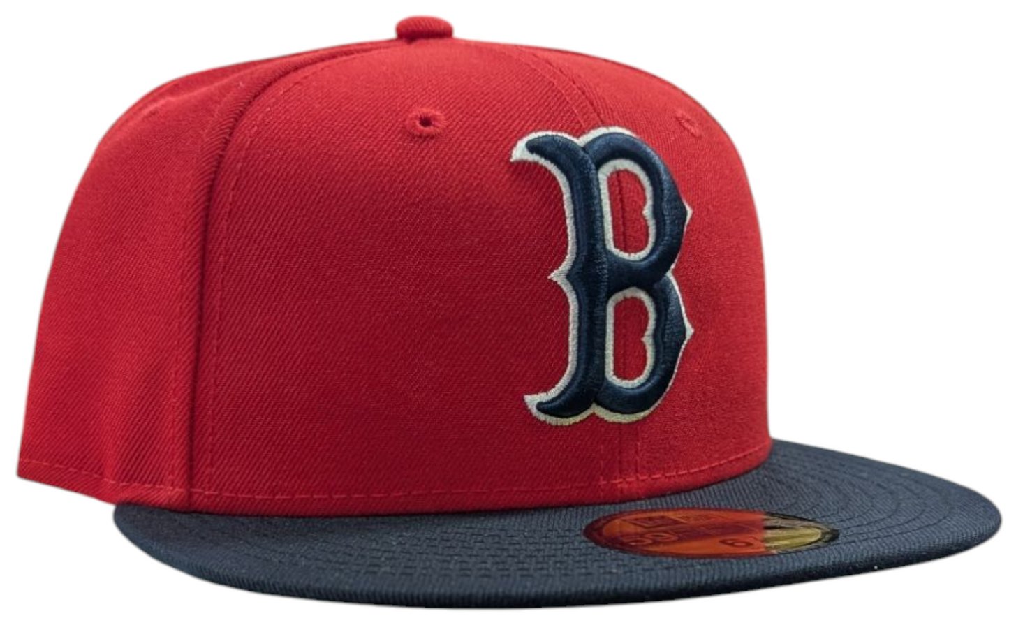 Boston Red Sox Cooperstown Collection 1975 New Era Classics 2 Tone Scarlet/Red 59FIFTY Fitted Hat Official Team Hat Sports Fan Cap Official NFL Team Hat Football Fan Cap