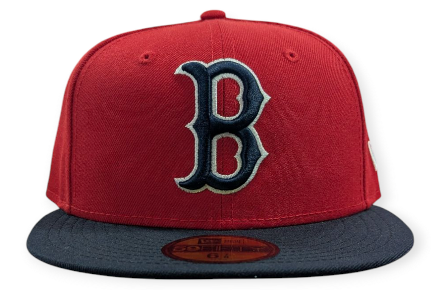 Boston Red Sox Cooperstown Collection 1975 New Era Classics 2 Tone Scarlet/Red 59FIFTY Fitted Hat Official Team Hat Sports Fan Cap Official NFL Team Hat Football Fan Cap