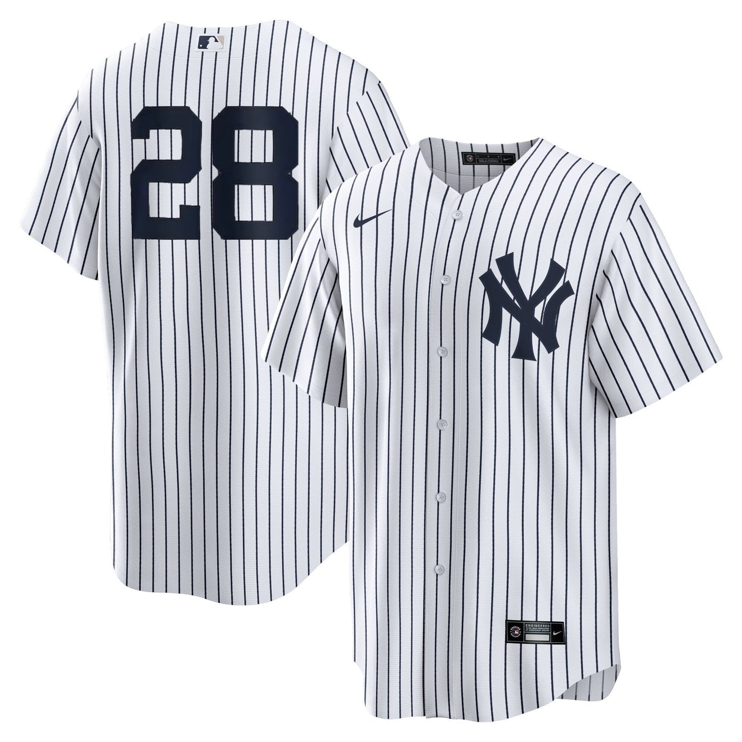 Men's Nike Austin Wells #28 White New York Yankees Home Official Replica Player Jersey Official Team Jersey Sports Fan Apparel Official NFL Team Jersey Football Fan Apparel