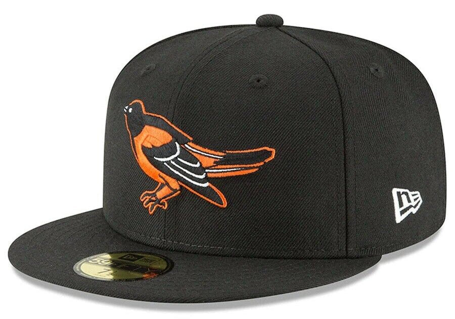 Baltimore Orioles New Era 1989 Cooperstown Collection 59FIFTY Fitted Hat Official Team Hat Sports Fan Cap Official NFL Team Hat Football Fan Cap