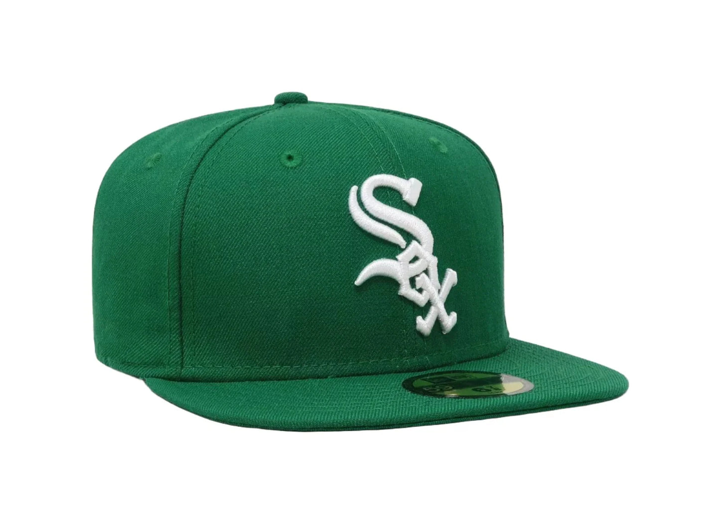 Chicago White Sox New Era Kelly Green Halfway To St. Patrick's Day 59FIFTY Fitted Hat Official Team Hat Sports Fan Cap Official NFL Team Hat Football Fan Cap