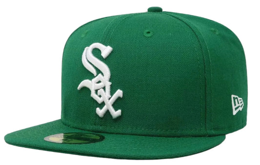 Chicago White Sox New Era Kelly Green Halfway To St. Patrick's Day 59FIFTY Fitted Hat Official Team Hat Sports Fan Cap Official NFL Team Hat Football Fan Cap