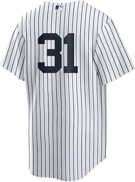 Men's Nike Ichiro Suzuki #31 White New York Yankees Home Official Replica Player Jersey Official Team Jersey Sports Fan Apparel Official NFL Team Jersey Football Fan Apparel
