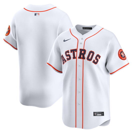 Nike - MLB Vapor Limited Jersey - Houston Astros - Home Official Team Jersey Sports Fan Apparel Official NFL Team Jersey Football Fan Apparel