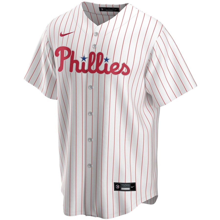 Men's Philadelphia Phillies Bryce Harper Nike White Home Replica Player Jersey Official Team Jersey Sports Fan Apparel Official NFL Team Jersey Football Fan Apparel