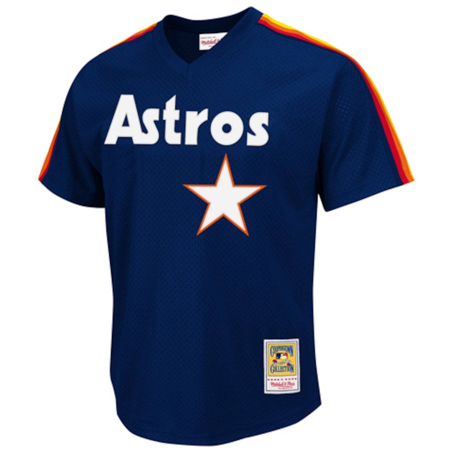Men's Houston Astros Nolan Ryan Mitchell & Ness Navy 1988 Authentic Cooperstown Collection Mesh Batting Practice Jersey Official Team Jersey Sports Fan Apparel Official NFL Team Jersey Football Fan Apparel