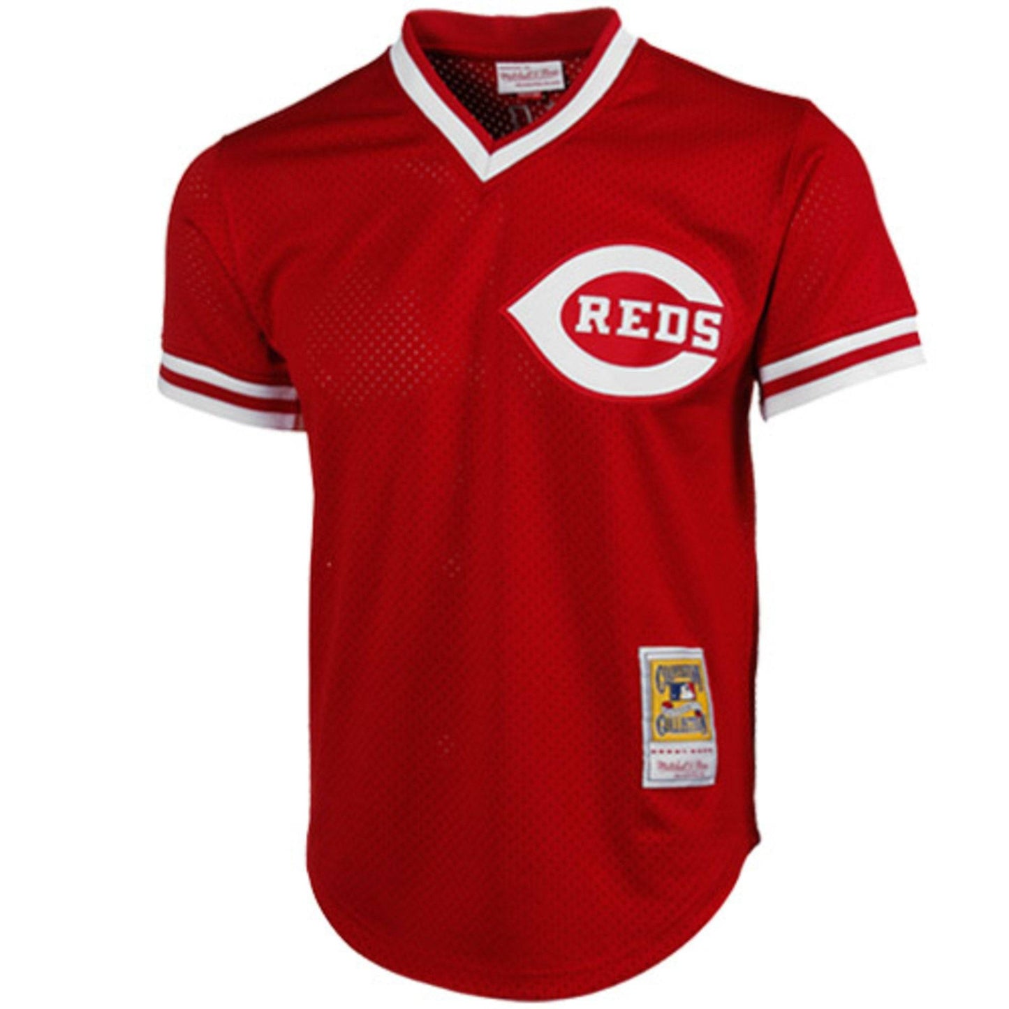 Men's Cincinnati Reds Johnny Bench Mitchell & Ness Red 1983 Authentic Cooperstown Collection Mesh Batting Practice Jersey Official Team Jersey Sports Fan Apparel Official NFL Team Jersey Football Fan Apparel